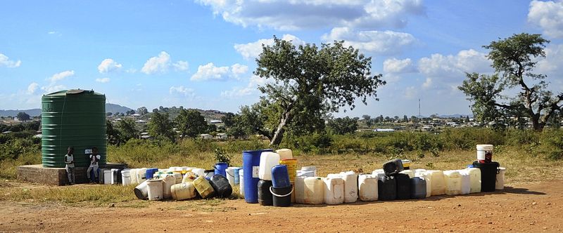 As South Africans mark 32 years of democracy on Monday, the harsh reality of a lack of access to water remains a daily struggle for rural-based residents. Photo. Lucas Ledwaba